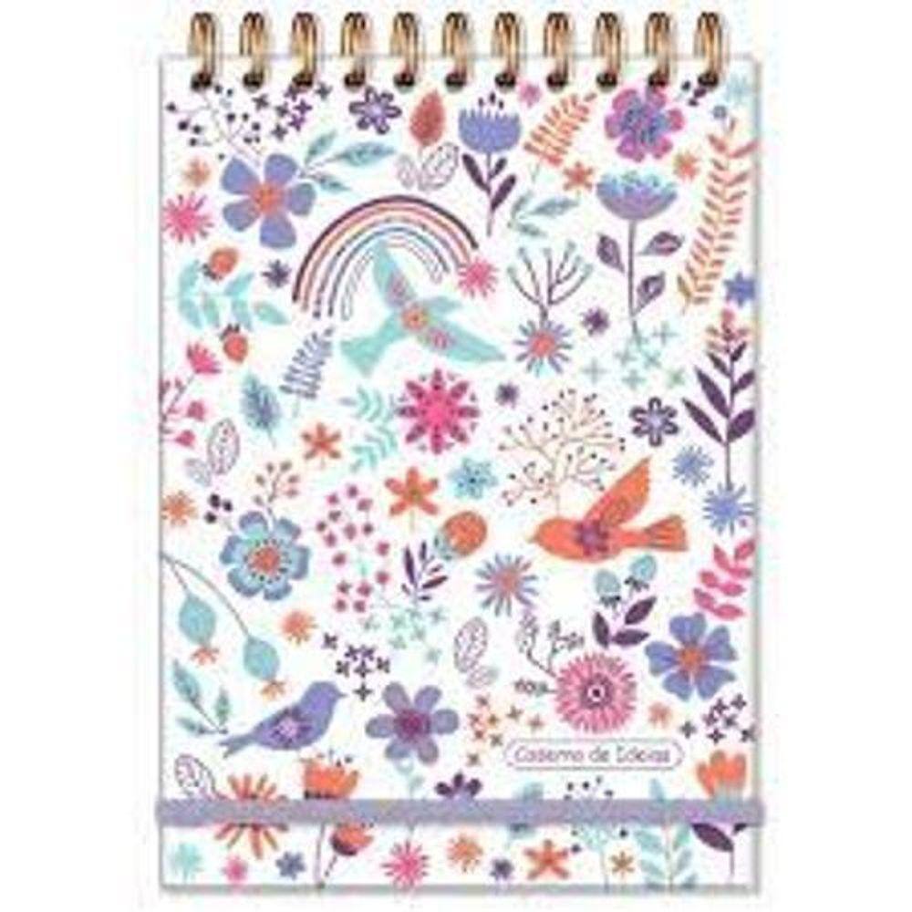 Caderno de Ideias Alegria | Fina Ideia | Capa dura 14,5x20,5cm