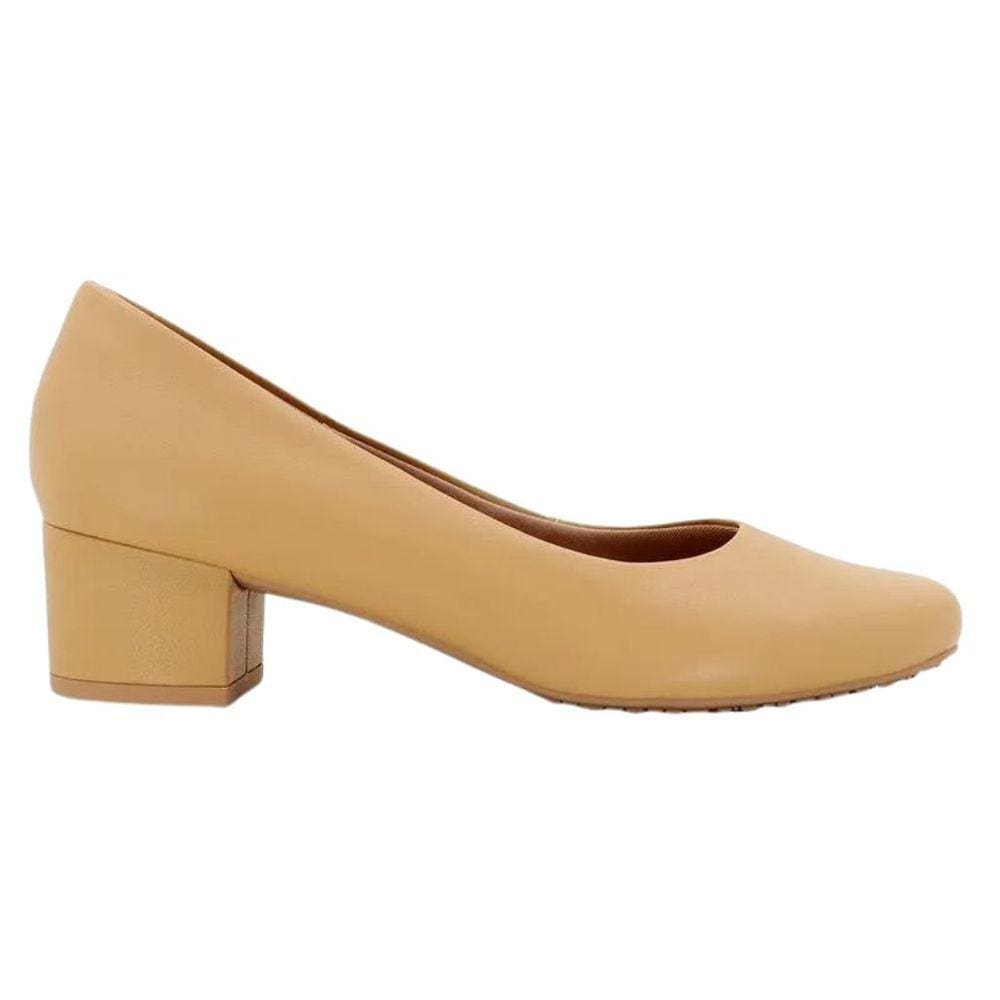 Sapato Scarpin Usaflex AE1710 Feminino Amêndoa