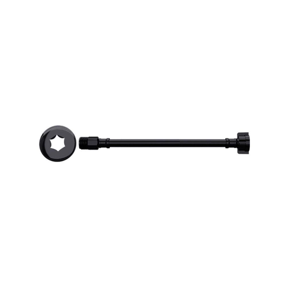 Ligação Flexível Para Água Blukit PVC Black 40cm MxF 1/2