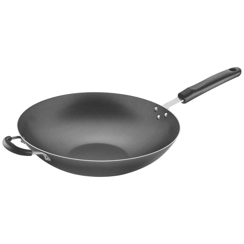 Wok Loreto Alumínio Revestimento Antiaderente Starflon Cabo Baquelite Grafite 32 Cm 4,4 L