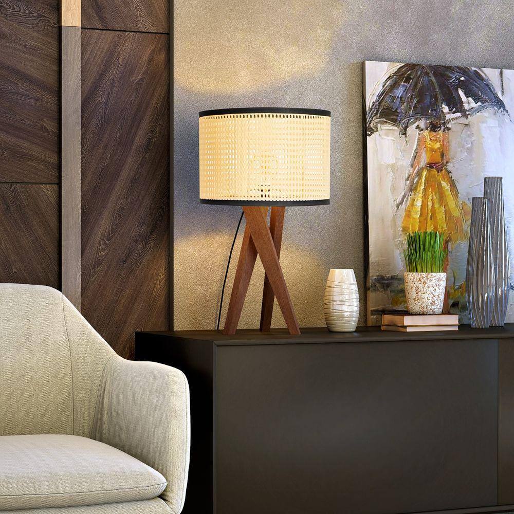 Abajur De Mesa Paris Para Quarto Retro Cúpula Indiana Luxo