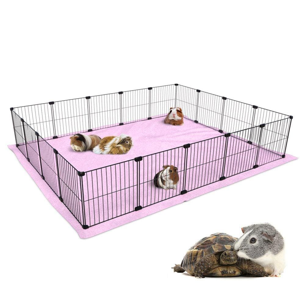 Cercado para Porquinho da Índia Hamster Twister 120x150 com Soft Malha Estreita 2,5x15cm Aramado Pet