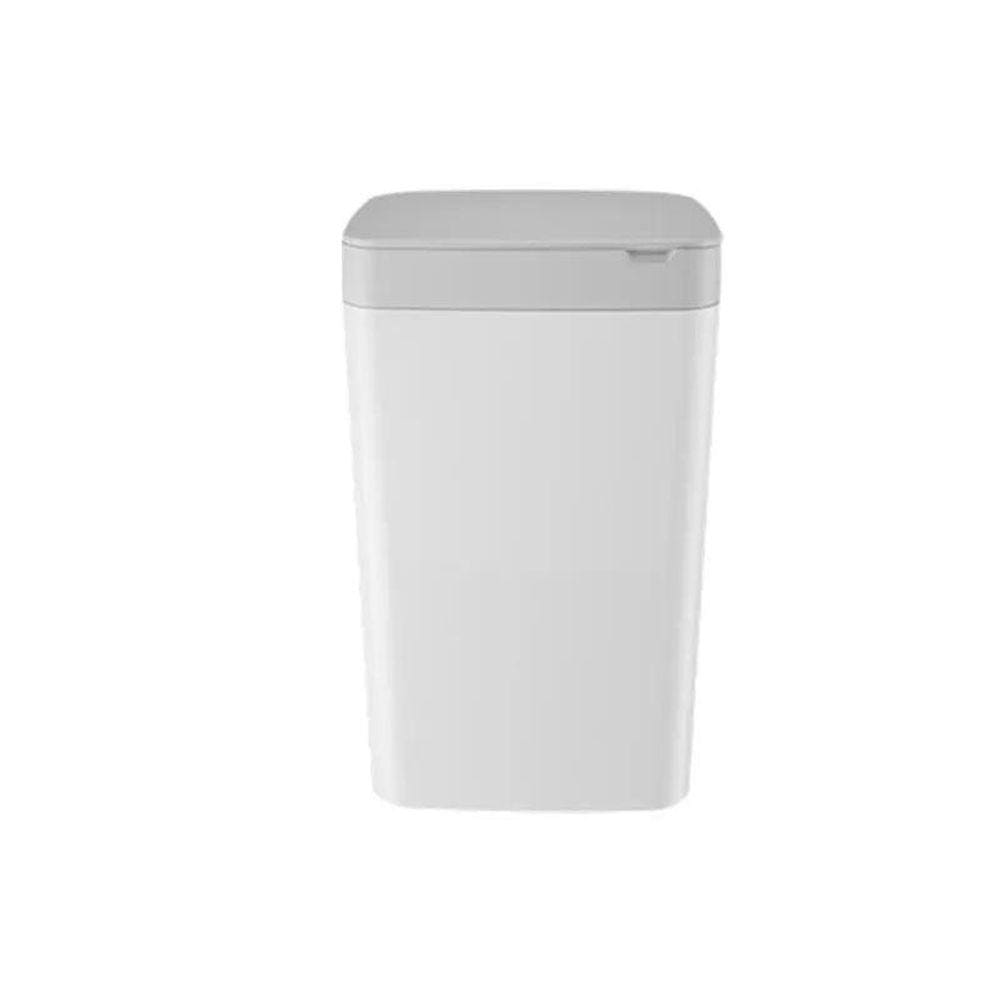 Lixeira Eletronica - Sensor de toque - 15 Litros - Recarregável - Branco
