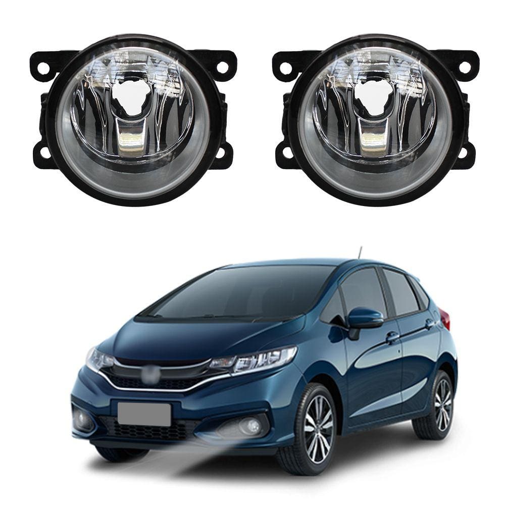 Kit Farol de Milha para New Fit 2015 2016 2017 Auxiliar Neblina