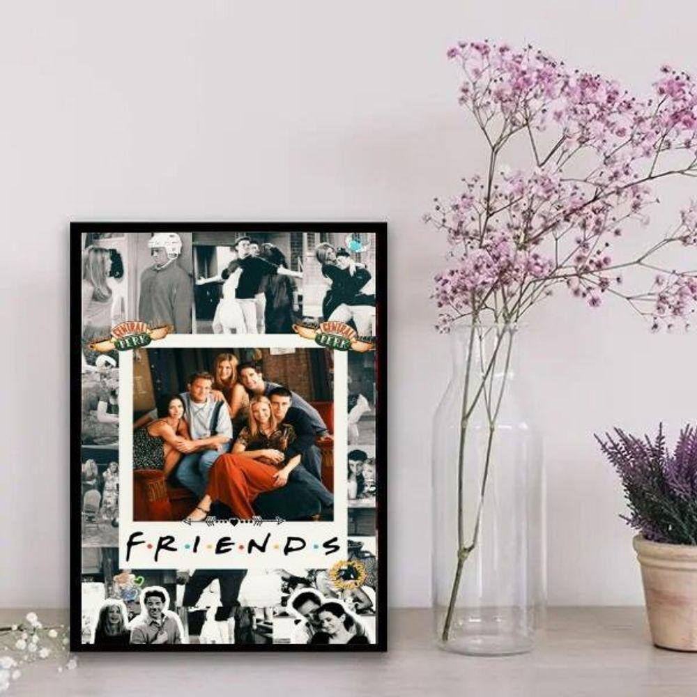 Quadro Decorativo Friends Colagem 24X18Cm