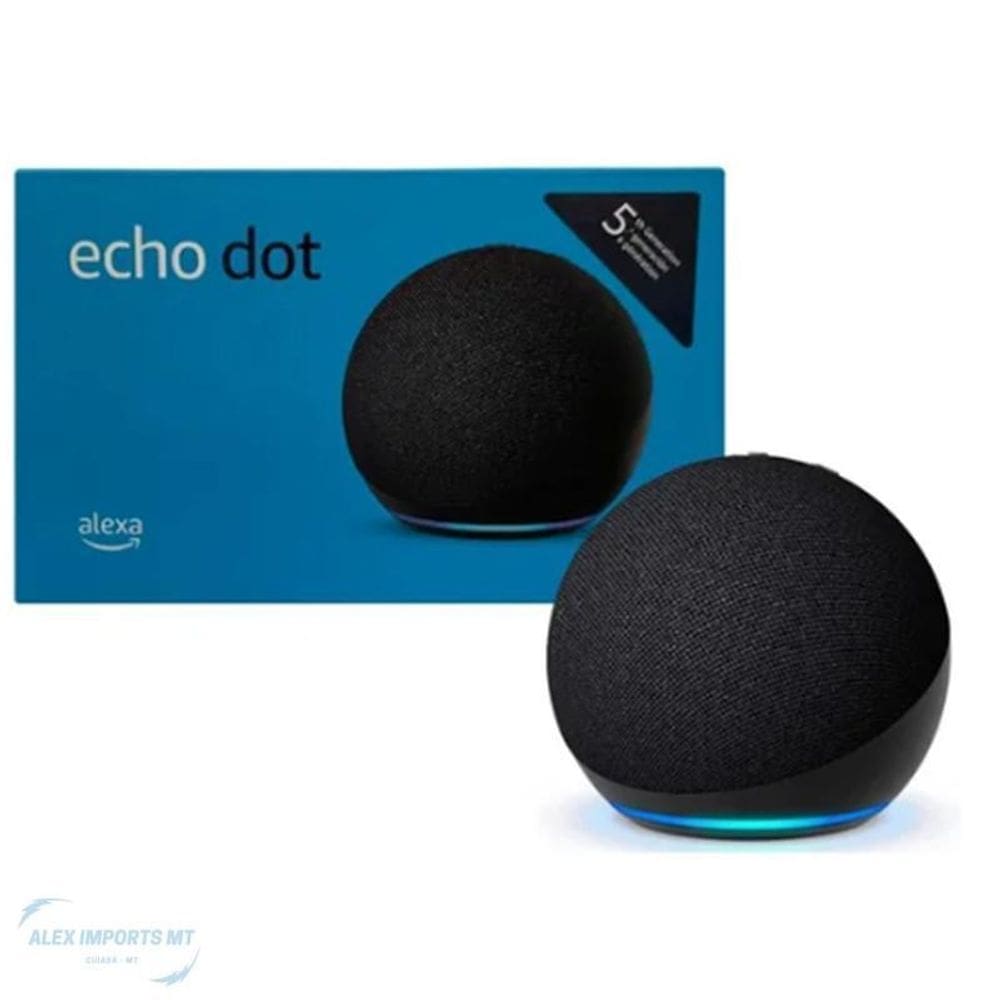 Caixa De Som Alexa Echo Dot 5 G Assistente Inteligente