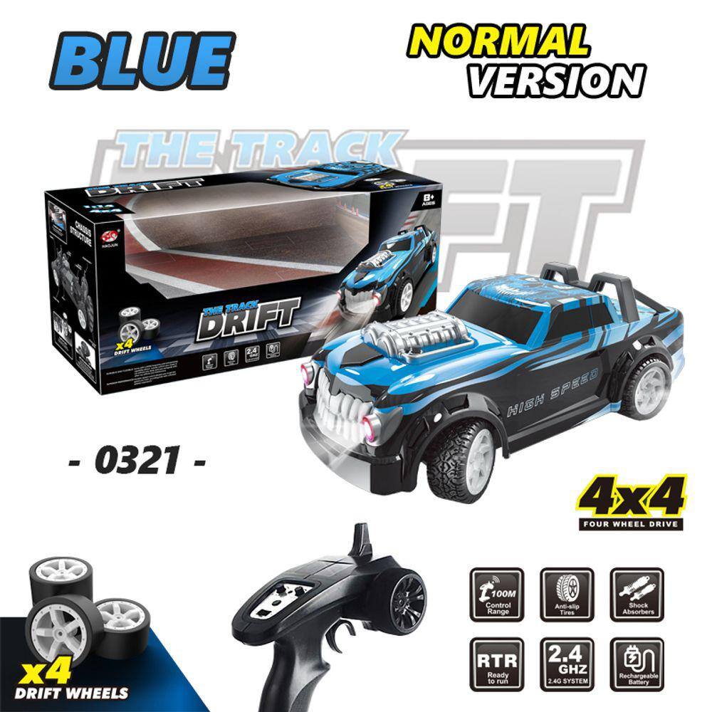 Carro Controle Remoto New Super Esportivo Azul - CKS