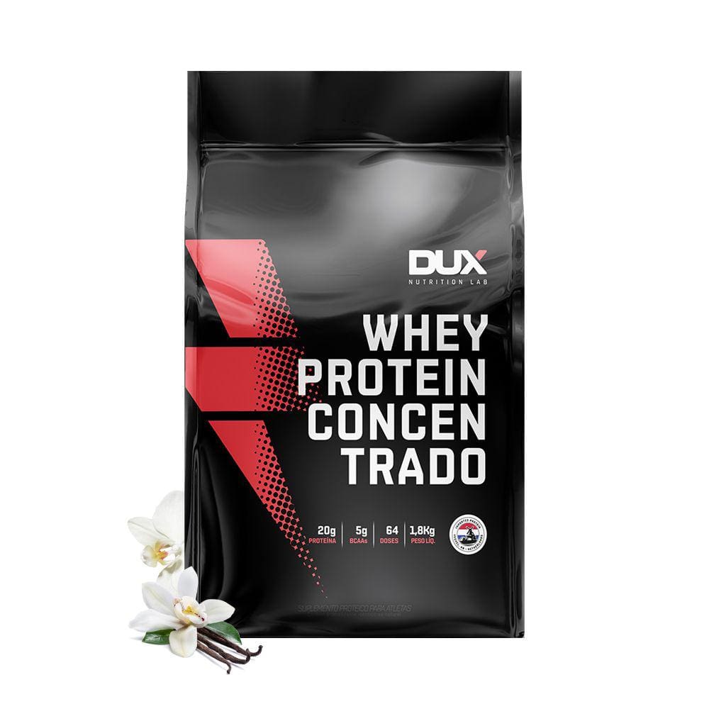 Whey Protein Concentrado (1,8kg) Baunilha Dux Nutrition