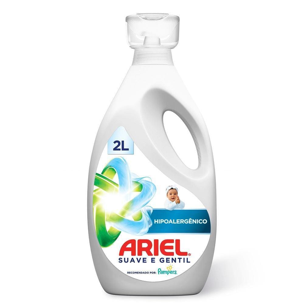 Sabão Líquido Ariel Suave e Gentil 2L