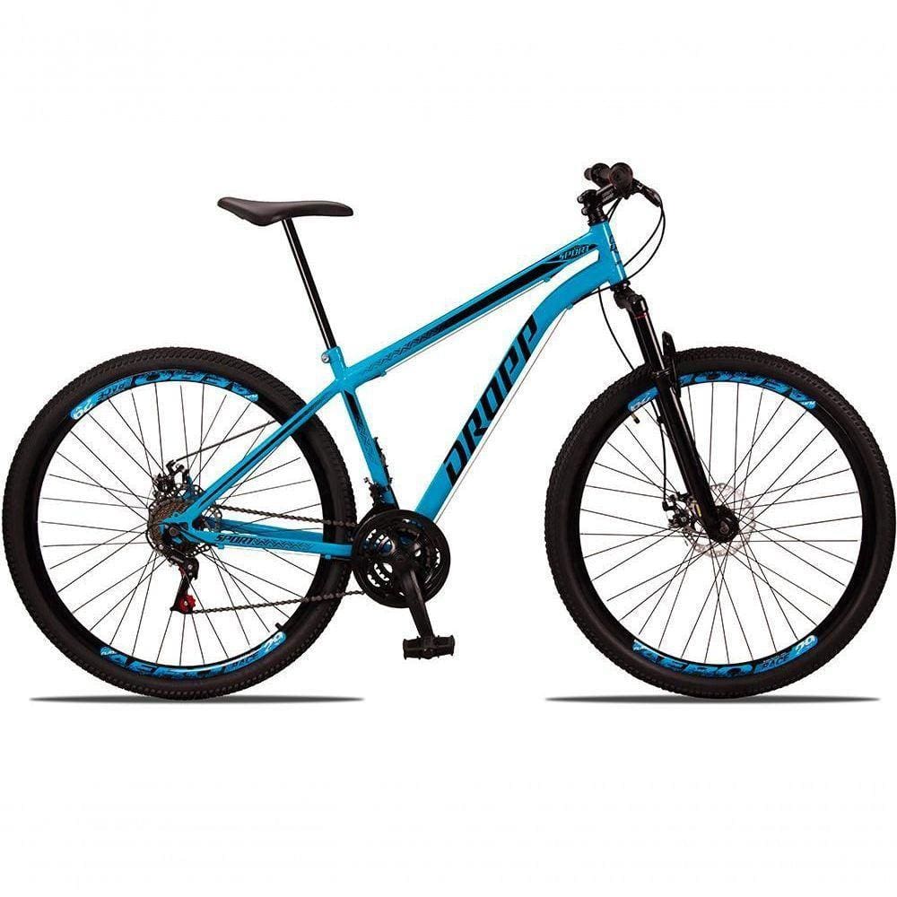 Bicicleta 29 Dropp Sport Aço 21M Azul+preto