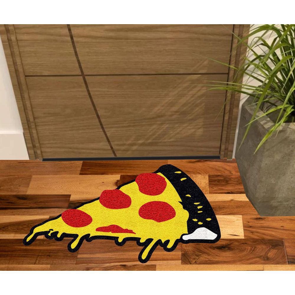 Tapete Pizza Para Porta De Entrada E Decorção De Sala Quarto E Cozinha.