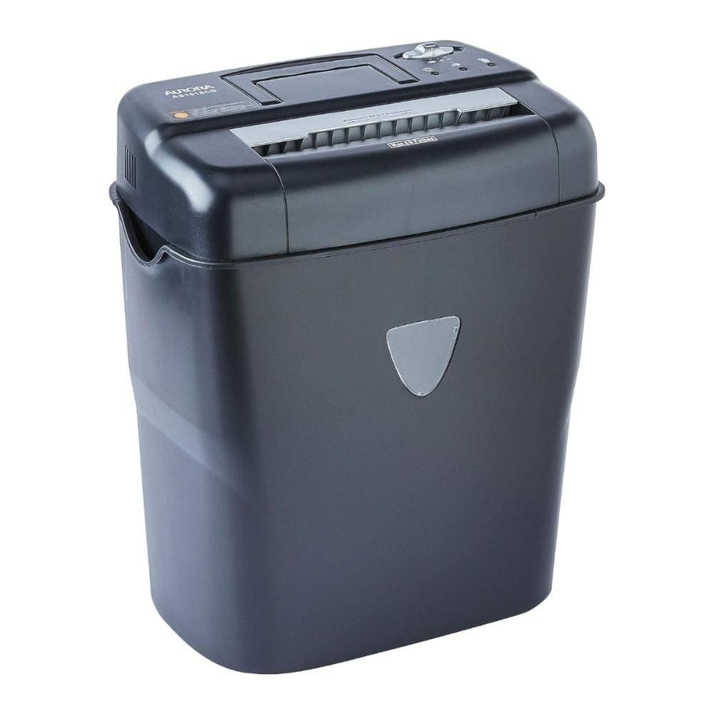 Fragmentadora de Papel e Cartões com Cesto Aurora AS1018CD - 127V - Até 10 Folhas - 20 Litros