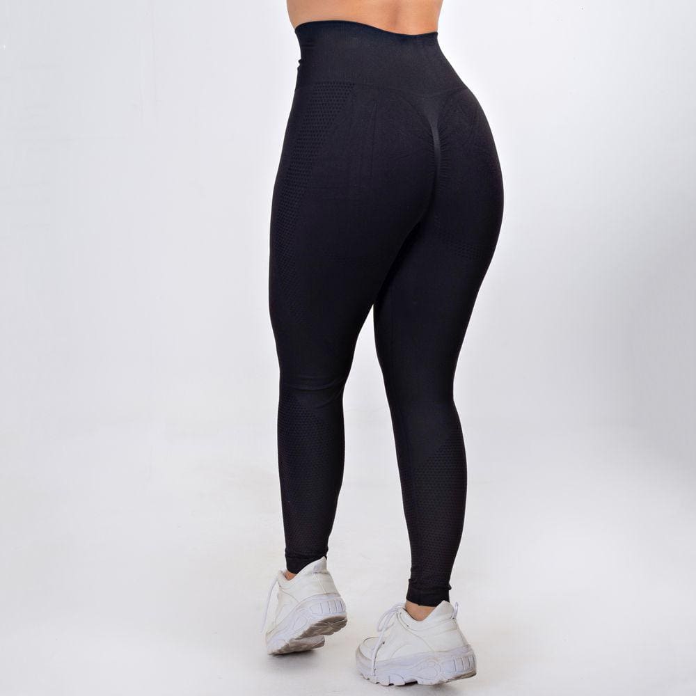 Calça Legging Sem Costura Empina Bumbum Microfibra