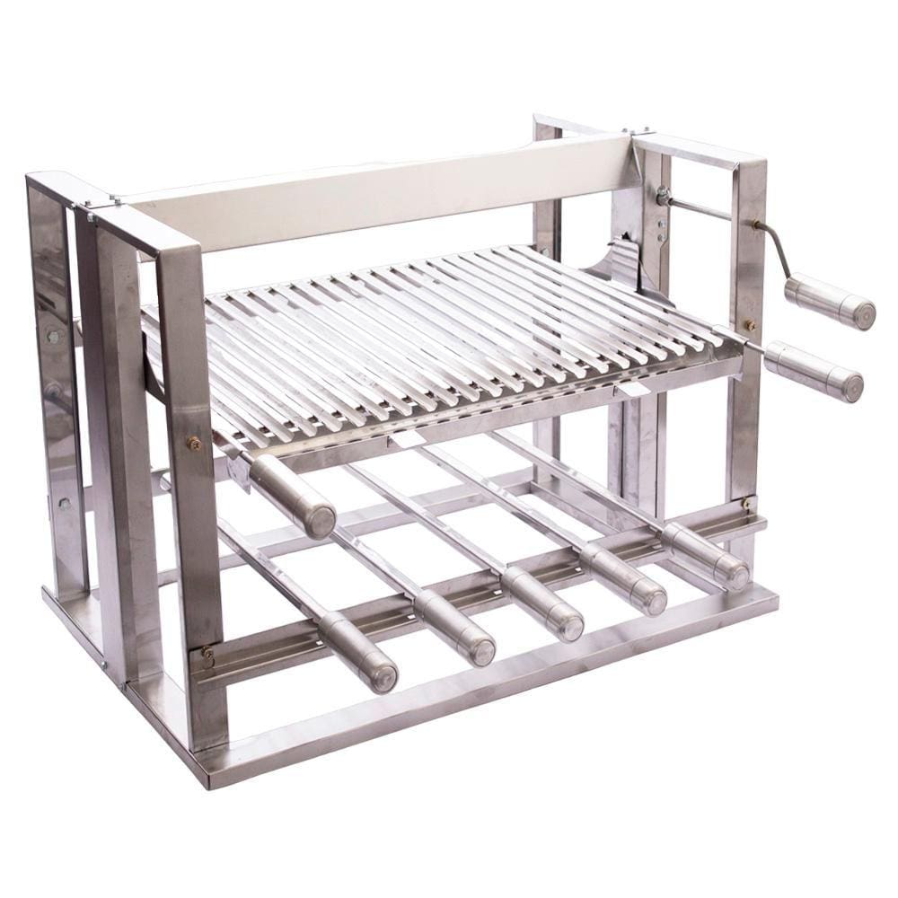 Churrasqueira Elevatória Fast Gourmet com 5 Espetos e Grelha Parrilha EG05