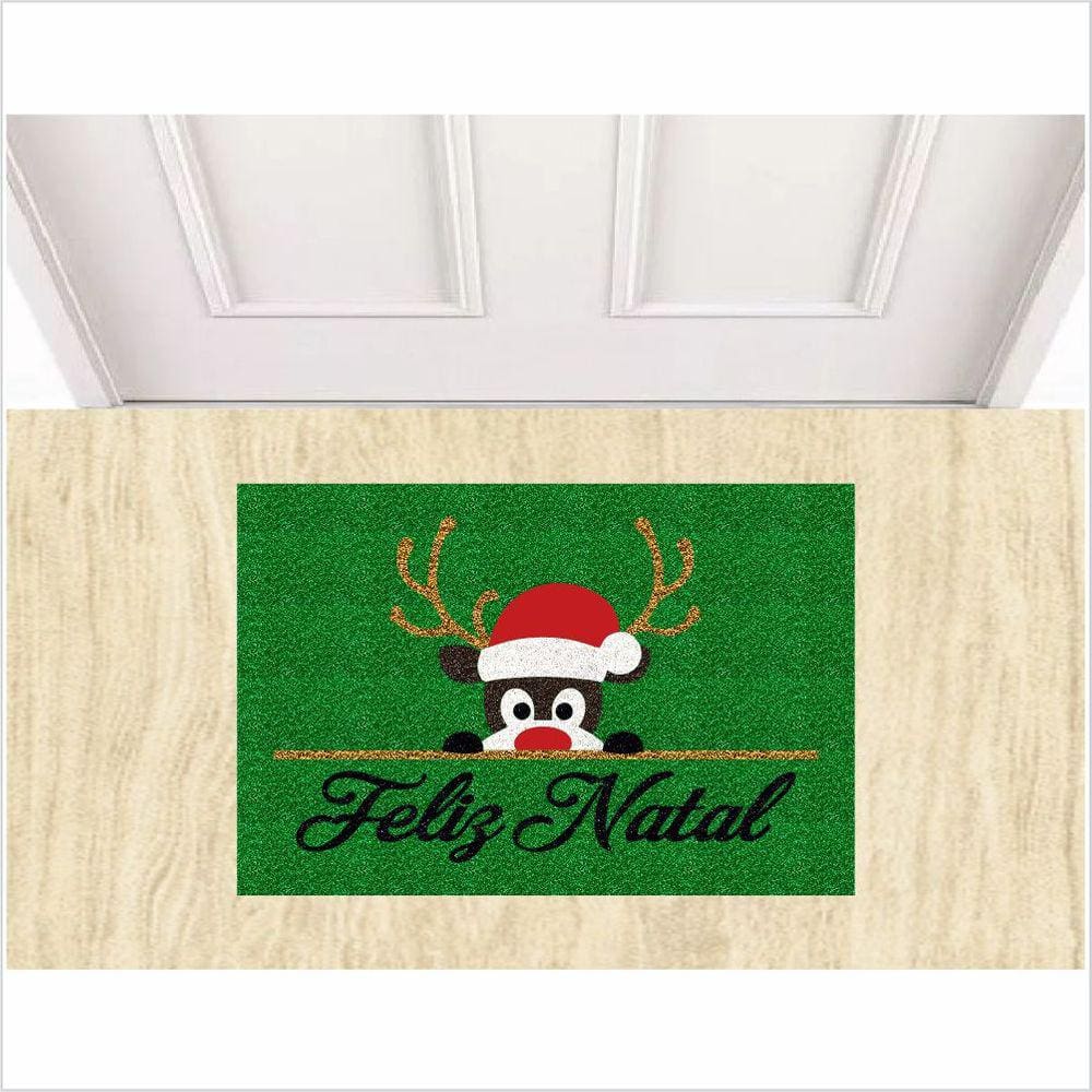 Tapete Feliz Natal, Decorção De Natal Cor Verde