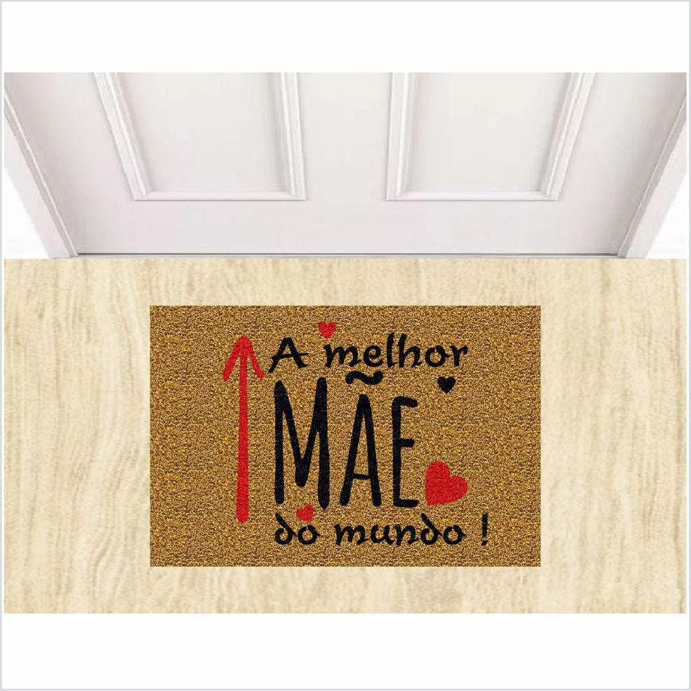 Tapete A Melhor Mãe Do Mundo, Medida Porta.