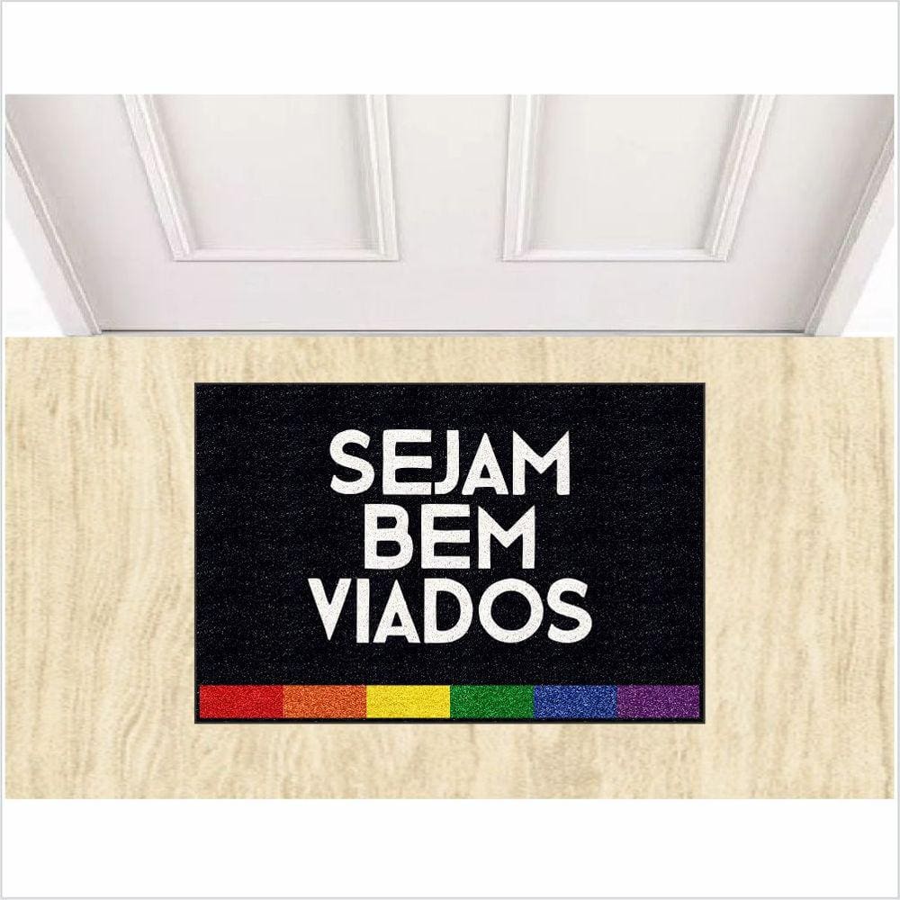 Tapete Capacho Medida Porta Sejam Bem Viados