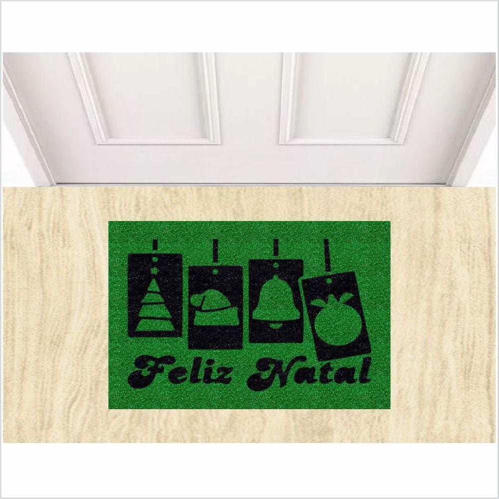 Tapete Feliz Natal Decoração De Natal Cor Verde.
