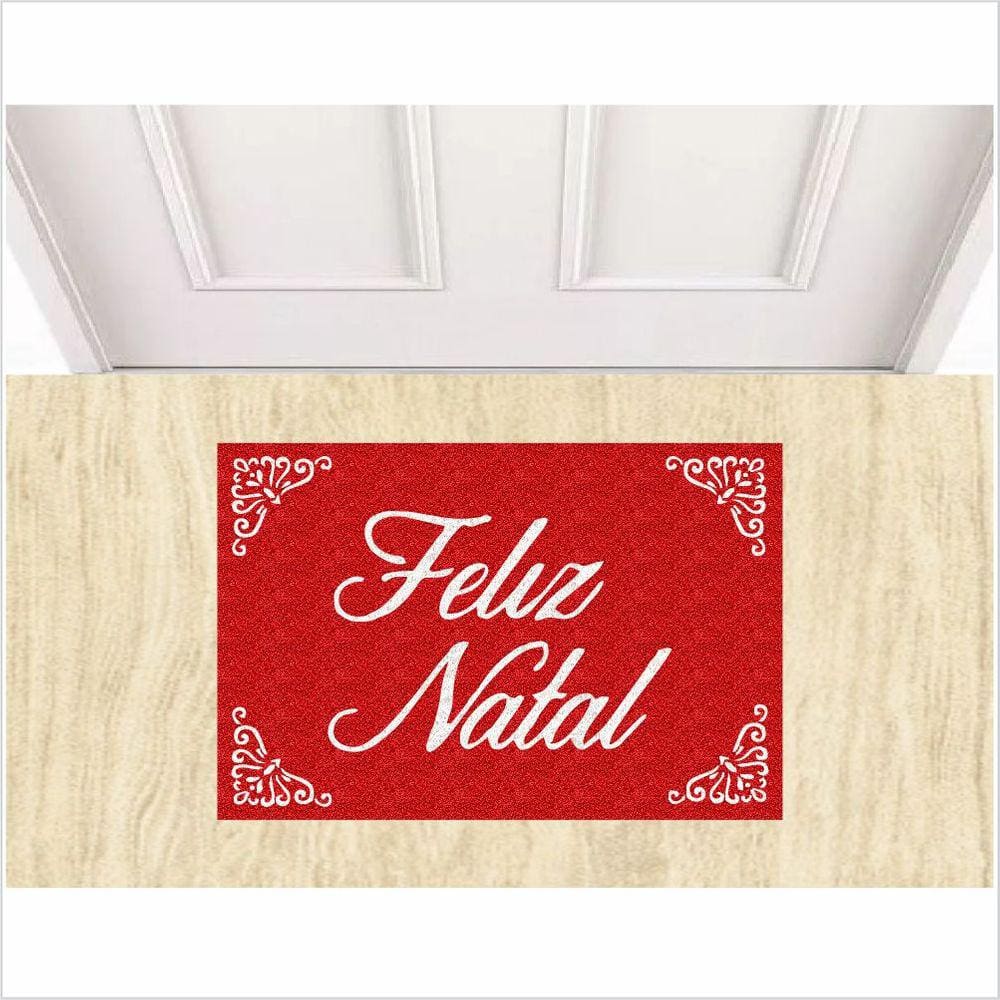Tapete Feliz Natal Decoração De Natal, Para Sala Quarto Banheiro.