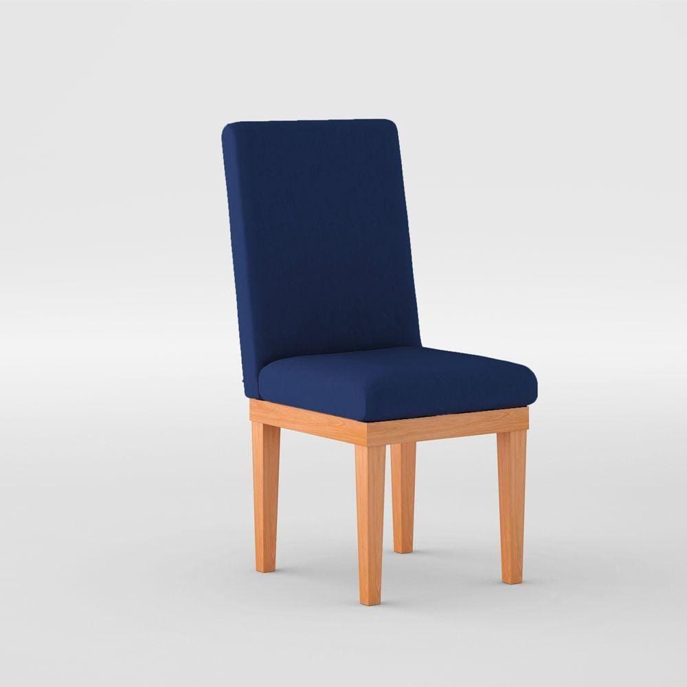 Cadeira Mesa De Jantar Reforçada Azul Marinho