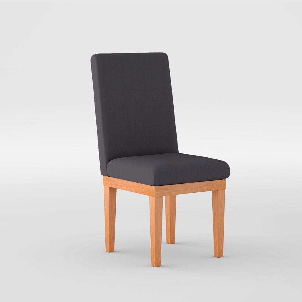 Cadeira Mesa De Jantar Reforçada Cinza