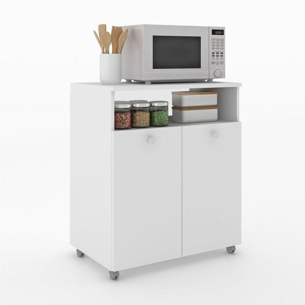 Balcão Multiuso 2 Portas 1 Nicho Vedere Branco