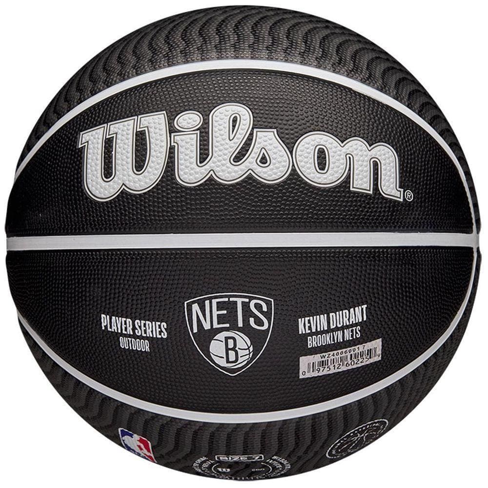 Bola De Basquete Nba Player Icon Outdoor Durant Size 7 Wilson Cor Preto