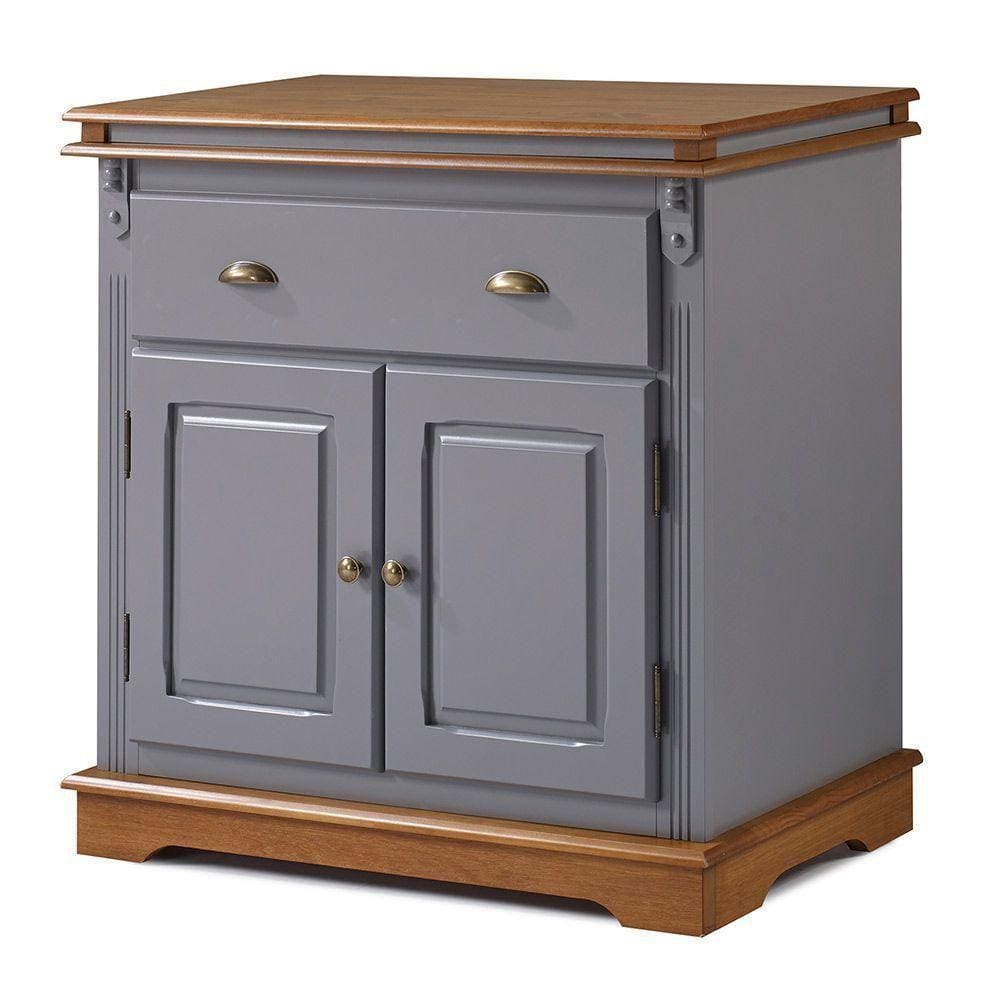 Balcão De Madeira Com 2 Portas E 1 Gaveta Manchester - M52000 Garapa - Verniz