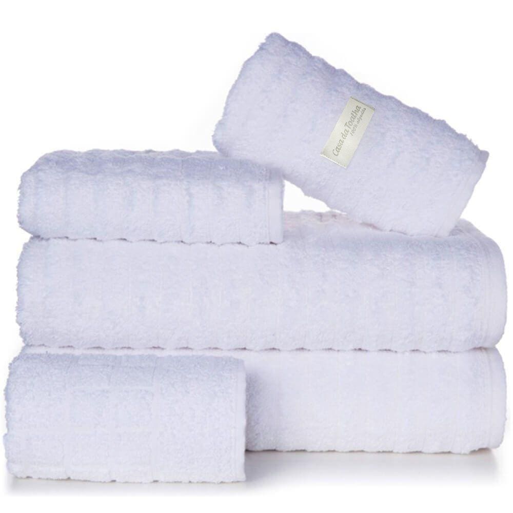 Jogo De Toalha 5 Peças Gramatura 450 Kit Toalha Jogo De Banho