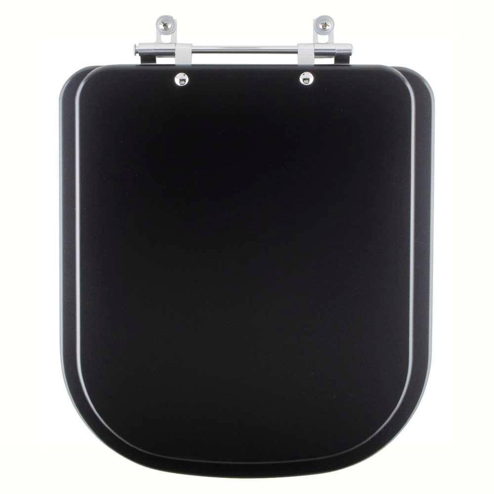 Assento Sanitário Axis Ébano Fosco (Preto Fosco) para vaso Deca
