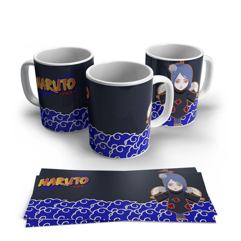 Caneca de Porcelana Naruto Konan Personagens