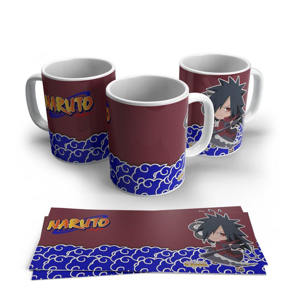 Caneca de Porcelana Naruto Madara Personagens