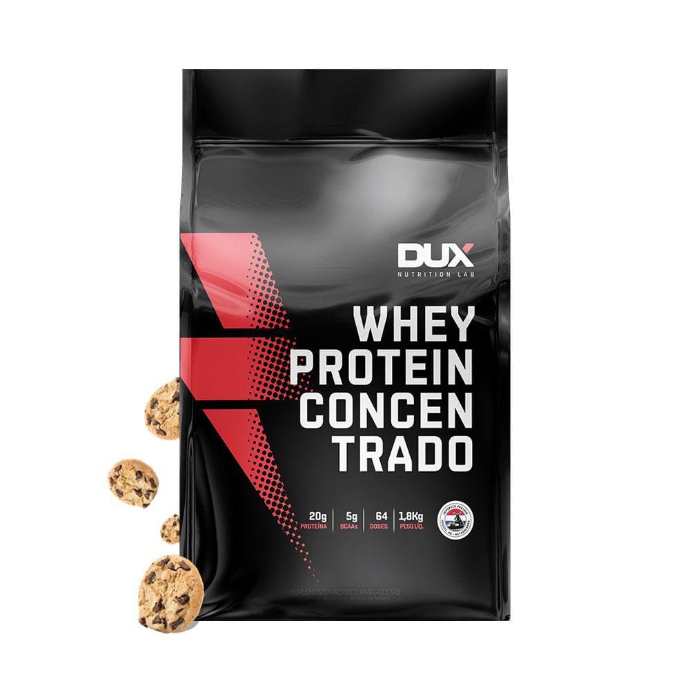 Whey Protein Concentrado (1,8kg) Cookies Dux Nutrition