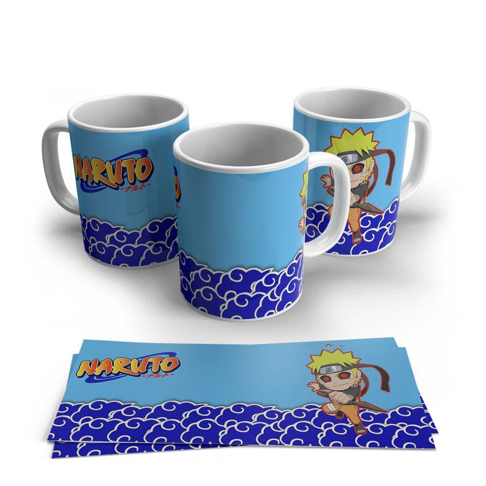 Caneca de Porcelana Naruto Dark Personagens