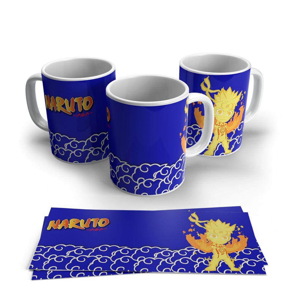 Caneca de Porcelana Naruto Rikudou Personagens