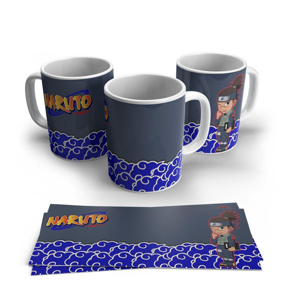 Caneca de Porcelana Naruto Iruda Personagens