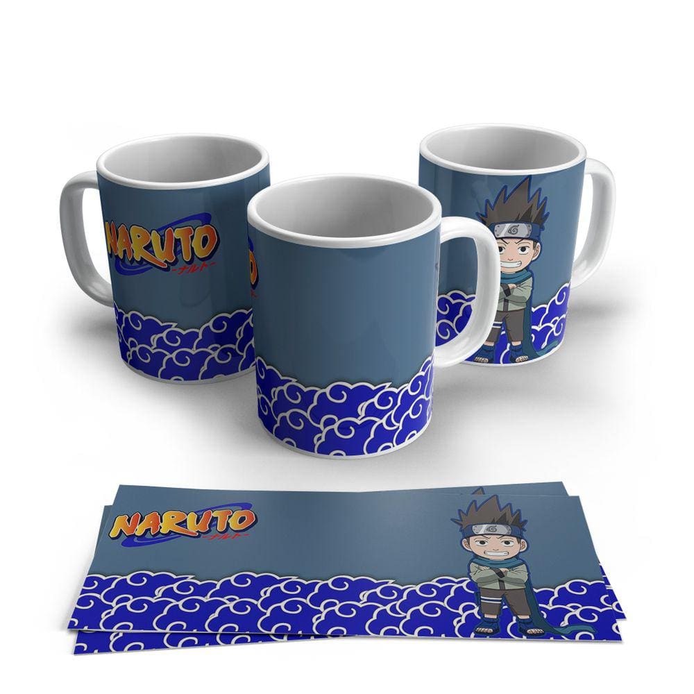 Caneca de Porcelana Naruto Konahamaru Personagens