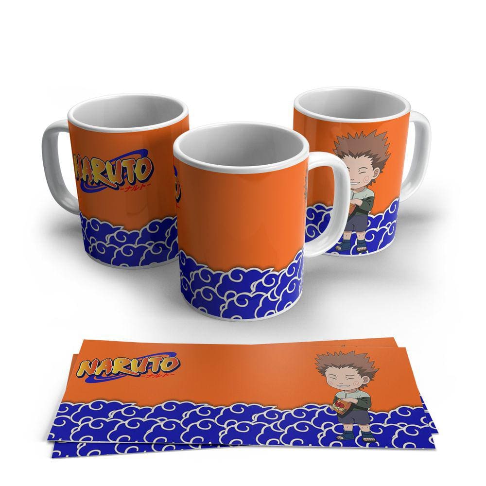 Caneca de Porcelana Naruto Choji Personagens