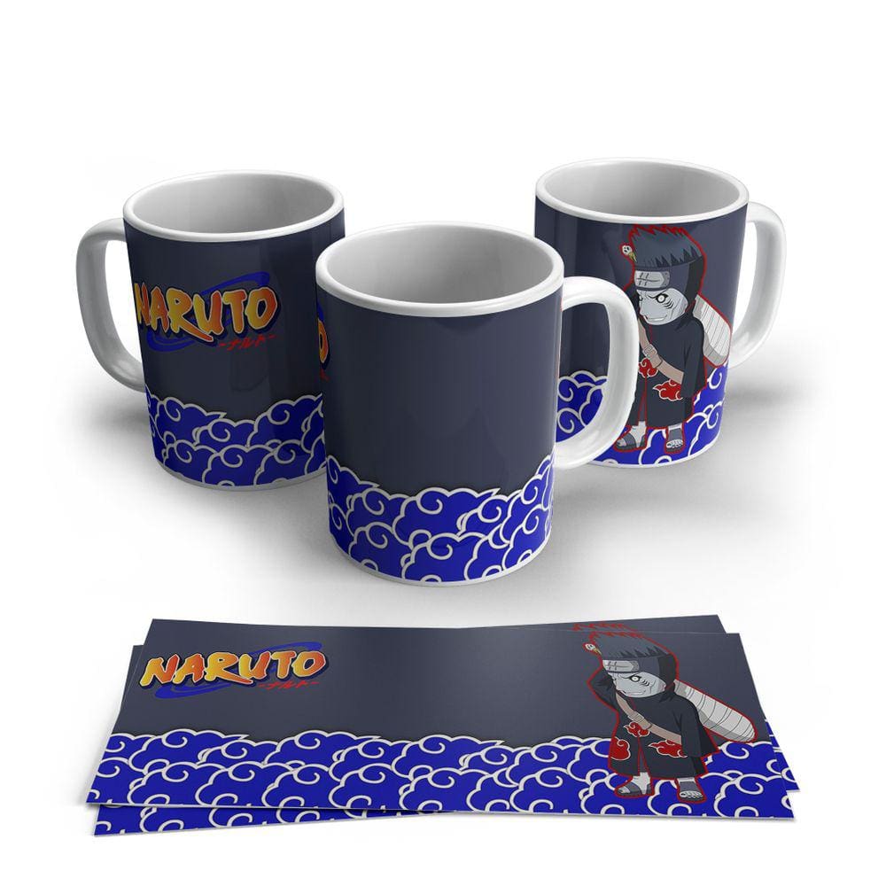 Caneca de Porcelana Naruto Kisame Personagens