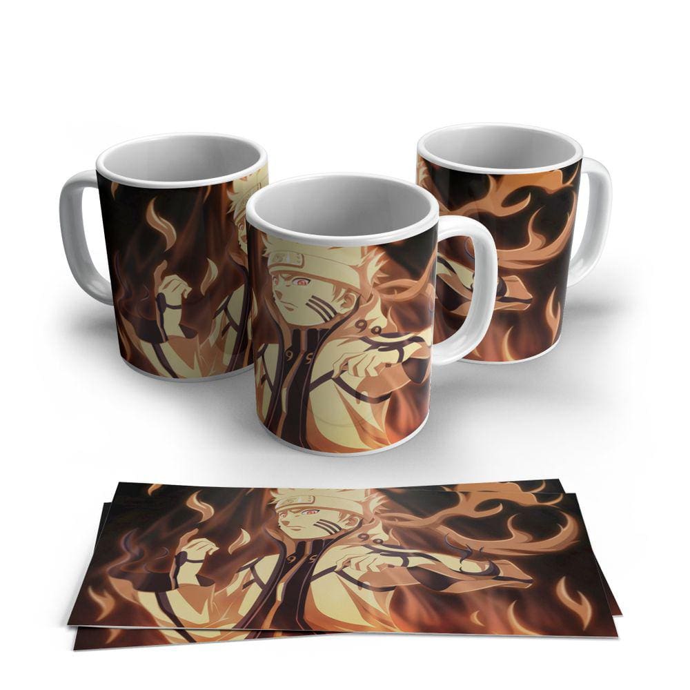 Caneca de Porcelana Naruto Raposa Sete Caudas