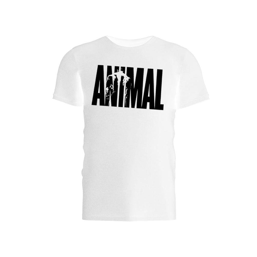 Camiseta Animal Algodao - Universal (branco G)