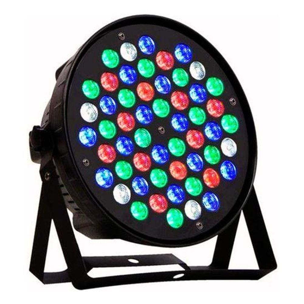 Canhão Refletor Led 54 Leds RGB Bivolt Dmx Slim