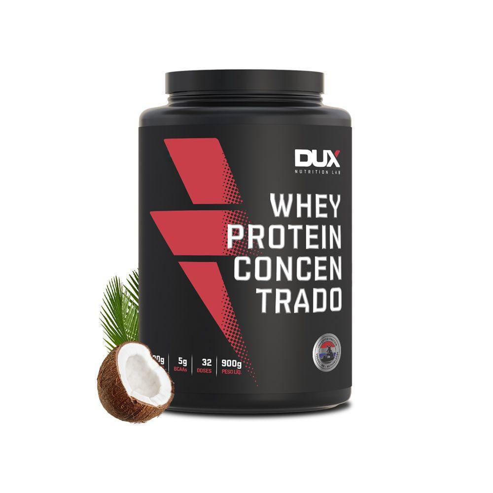 Whey Protein Concentrado 900g Coco Dux Nutrition Extra