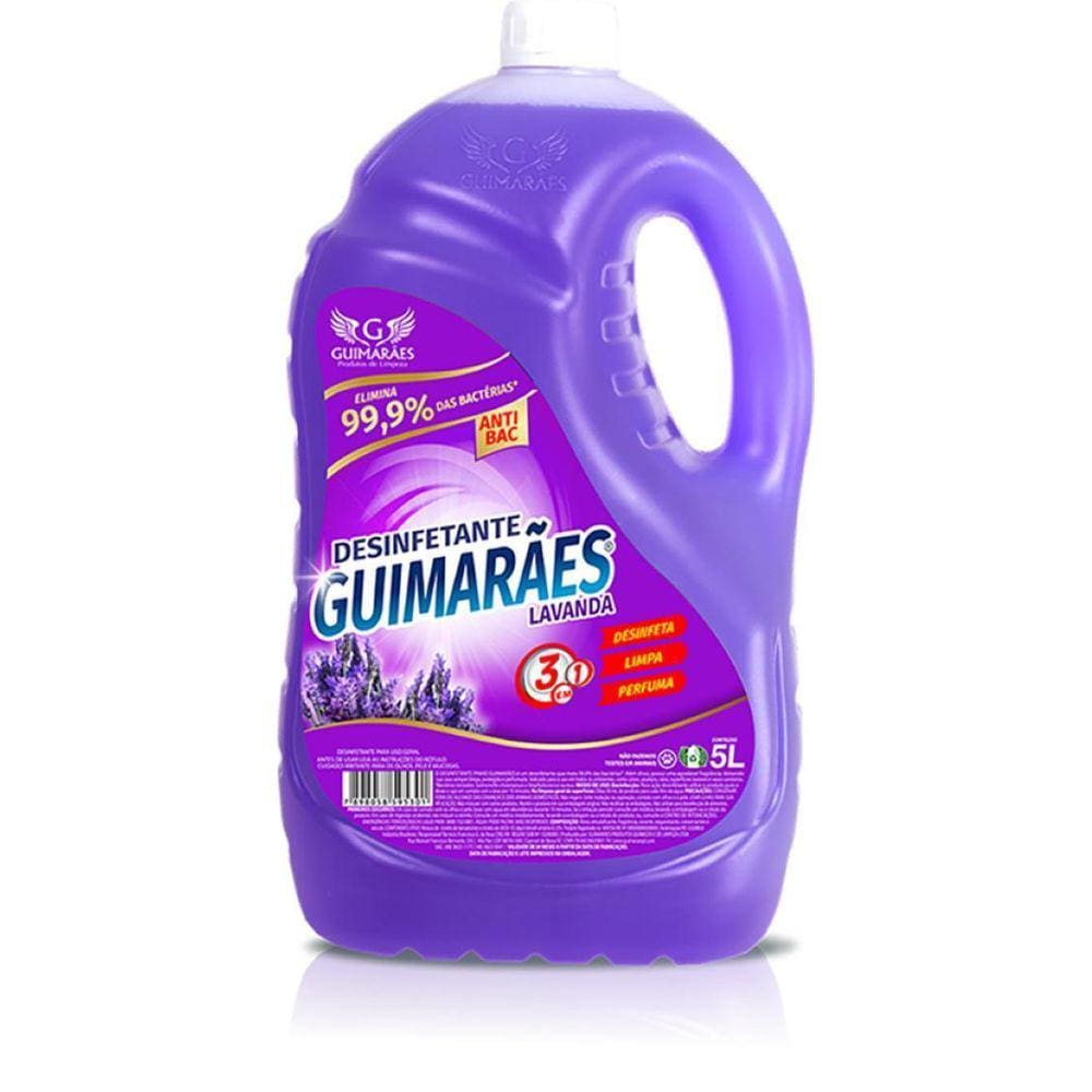 Desinfetante Pinho Guimarães - 99,9% Bactérias - Fragrância