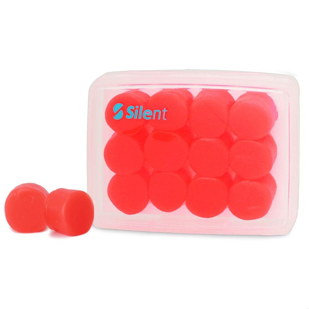 Protetor Auricular Silent Kids Silicone Moldável 6 Pares
