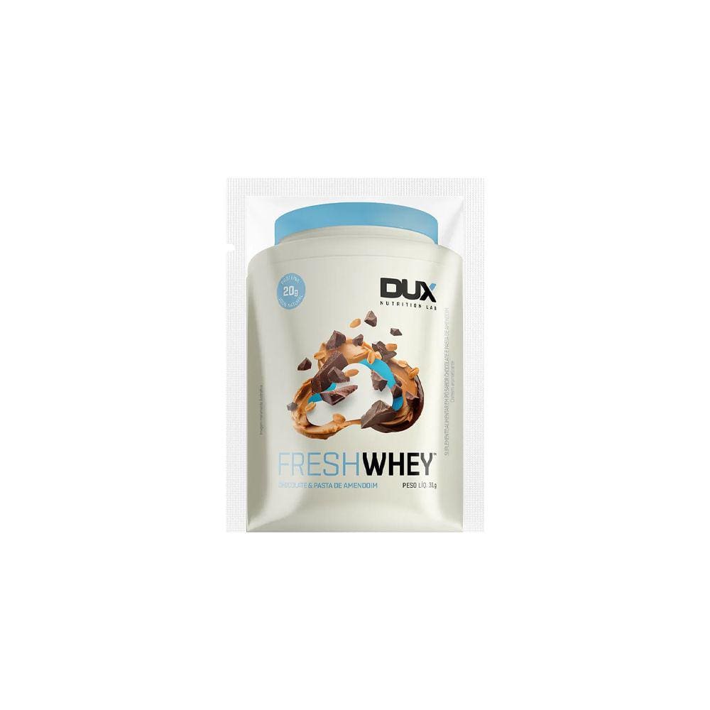 Fresh Whey (sachê) Chocolate & Pasta de Amendoim Dux Nutrition