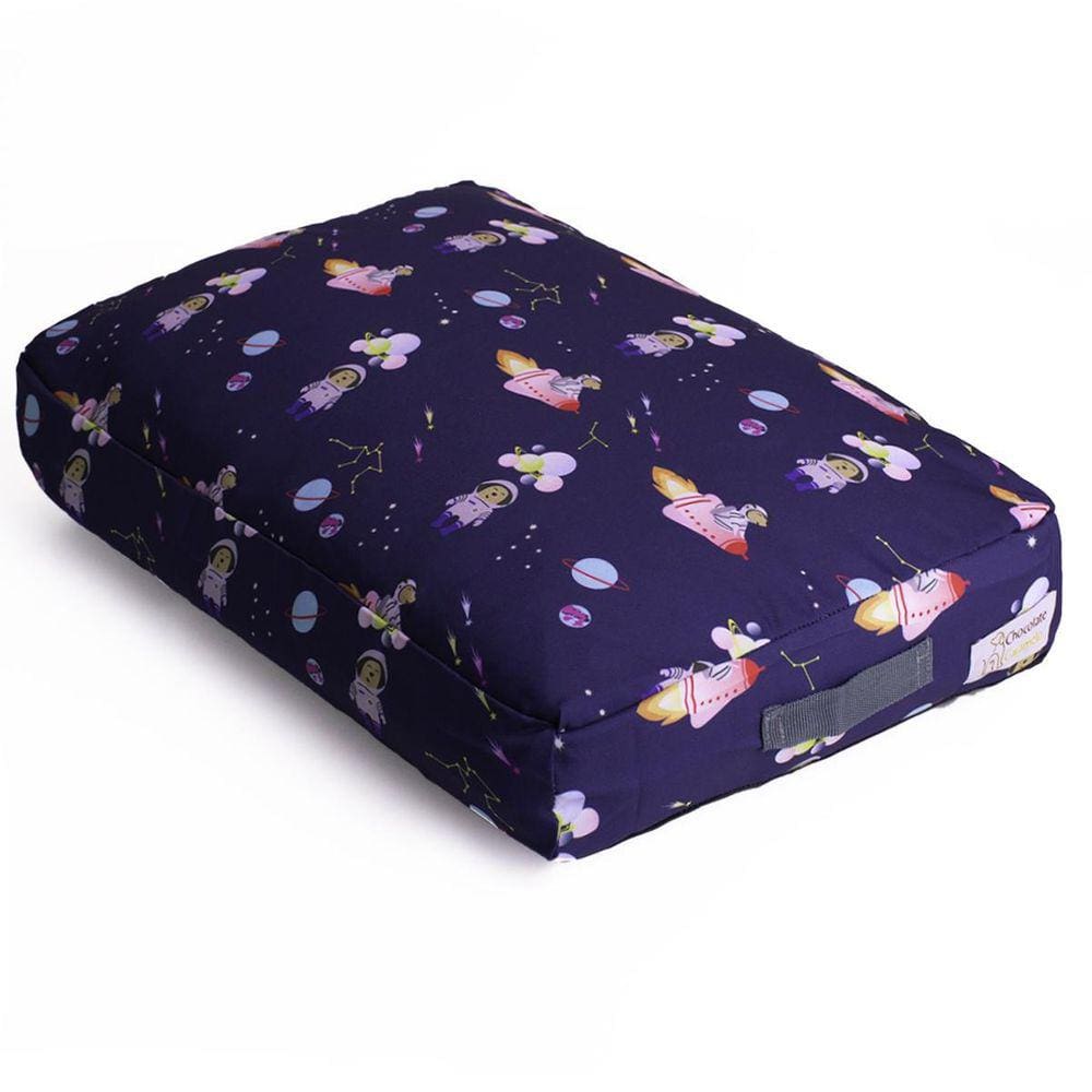 Cama Pet Futon Grande Zíper Lavável Marinho