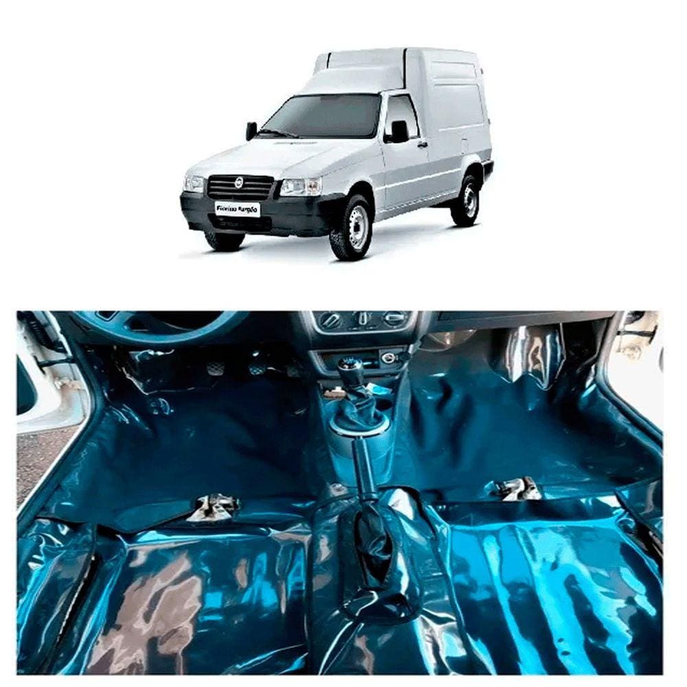 Tapete Carpete Vinil Verniz Grafite Fiat Fiorino Ate 98