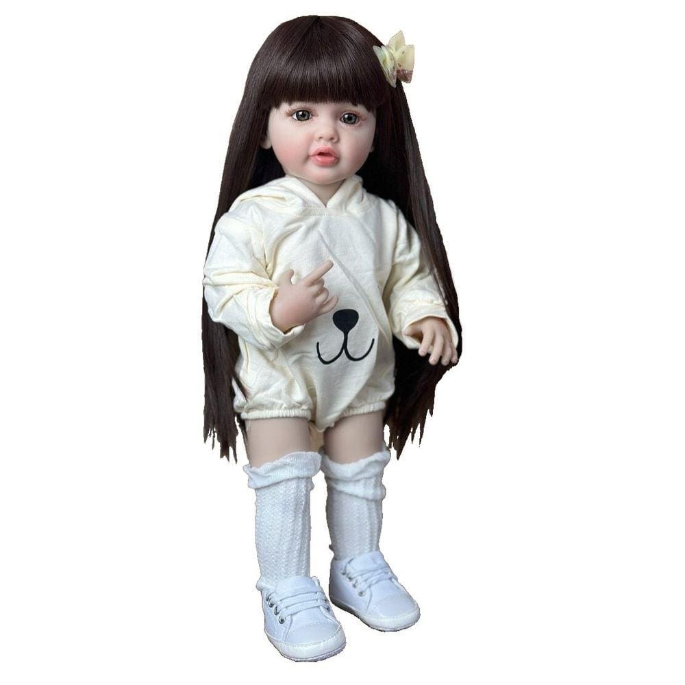 Boneca bebe real negra roma 11718672 | Extra