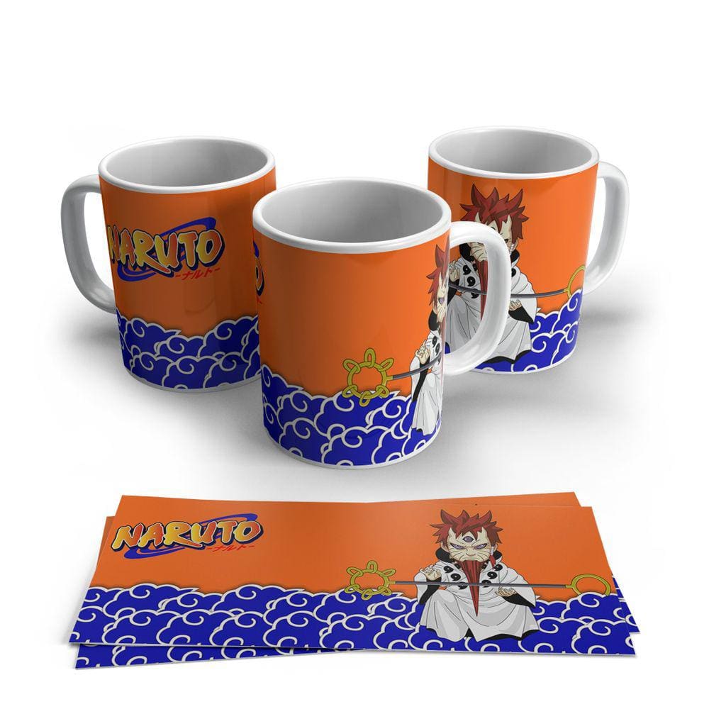 Caneca de Porcelana Naruto Hagomoro Personagens